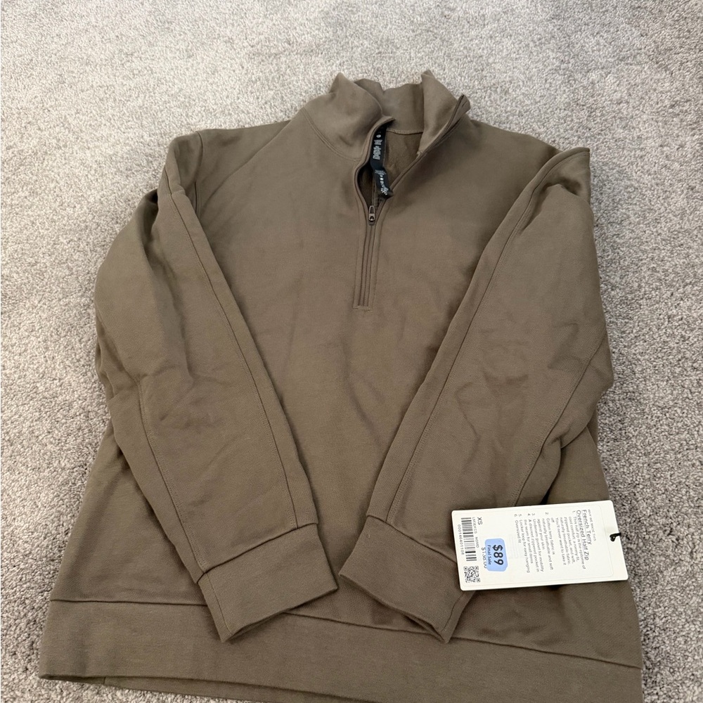 NWT Lululemon Men's French Terry Oversized Half Zip